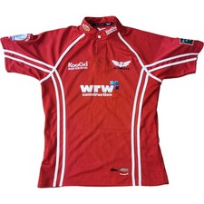 Kooga 2005/06 Llanelli Scarlets Rugby Union Home Shirt Size Medium