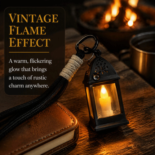Led oil lamp vintage design - oil,