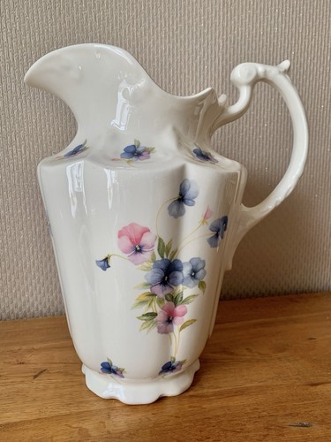 Vintage large ceramic pitcher - vintage,