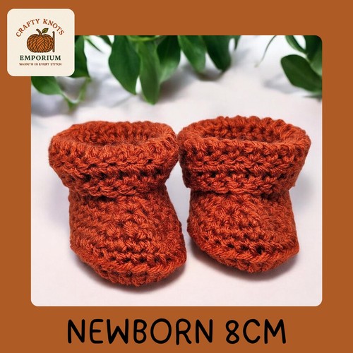 Autumn orange crochet - orange,