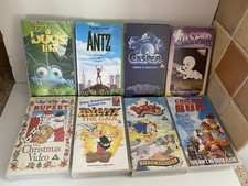 VHS Bundle Animation Casper Budgie Asterix Chicken Run Rupert Antz Bug’s Life