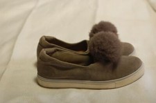 Yoki Womens Shoes Gray Suede