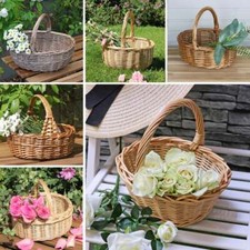 Small Wicker Boo Basket Woven