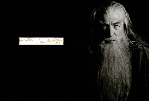 Ian mckellen signed 12x8 photo - ian,