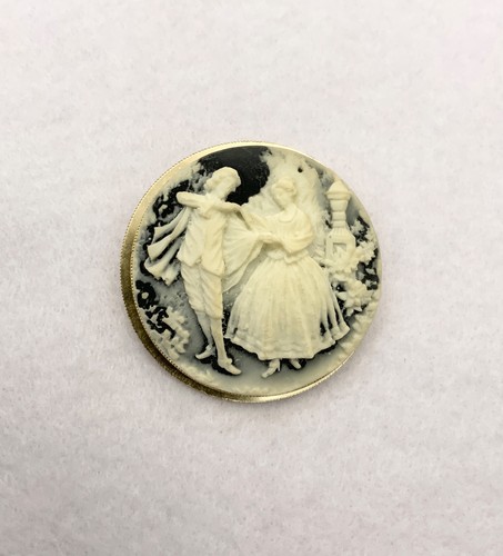 Vintage 1970 cameo - vintage, brooch
