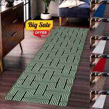 Non Slip Long Hallway Runner Rug Bedroom Carpet Washable Rugs Kitchen Floor Mats