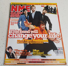 NME  January  10th 2004  Magazine + Poster  Franz Ferdinand, Peaches, Libertines