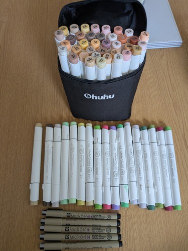 Ohuhu alcohol markers - ohuhu, x53