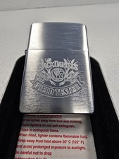 GENUINE Zippo Lighter JACK DANIEL'S FIELD TESTER Brushed Chrome 2002 NEW IN BOX