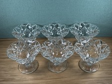 Set Of Six Decorative Clear