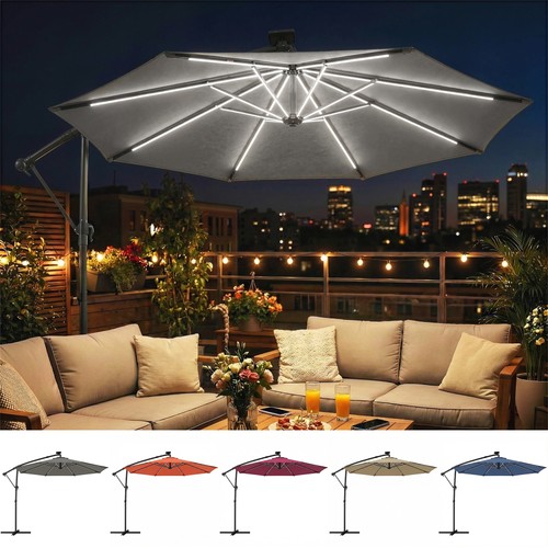 Garden cantilever parasol - m,