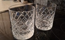 VINTAGE CUT GLASS - SET OF 2