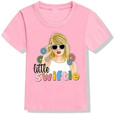 Taylor Little Swiftie T-Shirt Cute Swift Merch Childrens  Girls Boys Tee Top