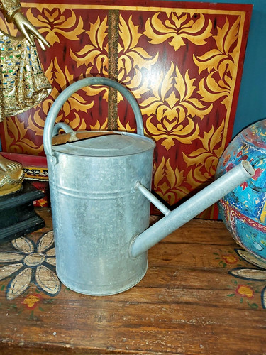 Vintage galvanised metal - vintage,