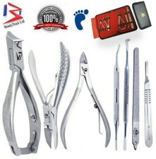 Professional Nail Clipper Set of 7 Manicure Pedicure Ingrown Toenail Care Tools