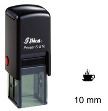 Loyalty Card Rubber Stamp 10mm Square Various Images Ready Made Fast Post