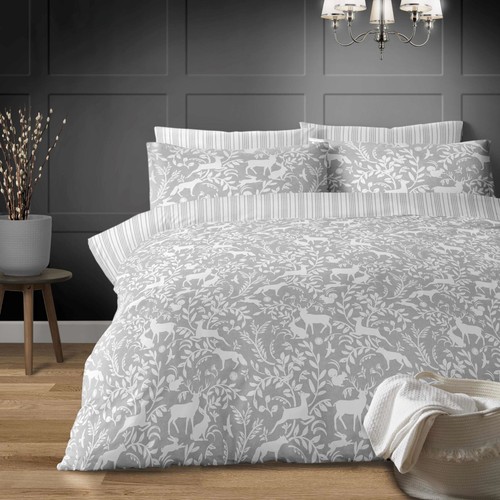 Brushed cotton woodland animal - brushed,