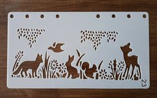 ANIMALS STENCIL 175mm x 95mm