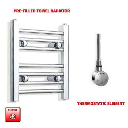 Chrome electric towel rail - electric,
