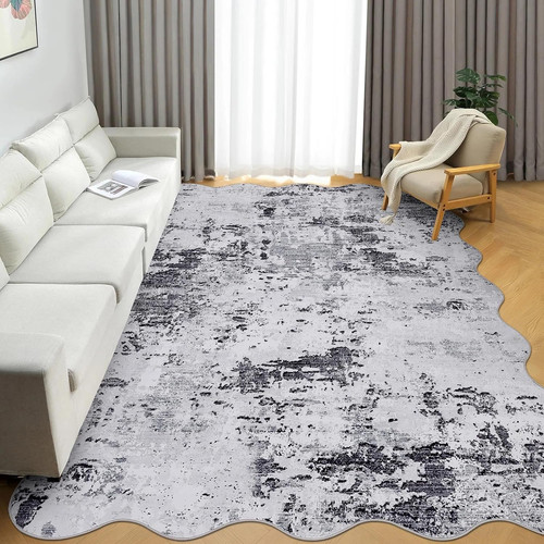 160x230cm washable scalloped - 160x230cm,