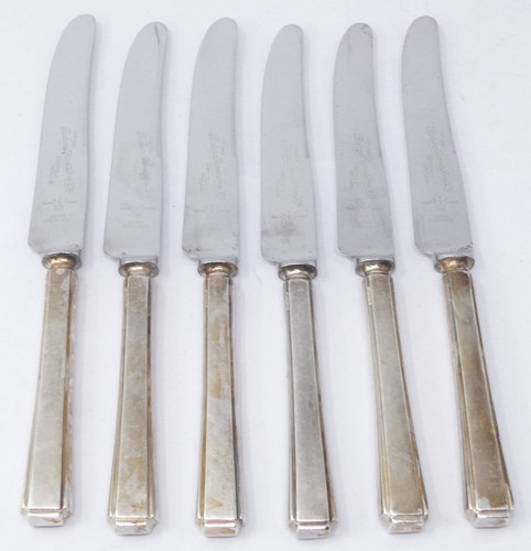 Dessert knives silver - silver, plated