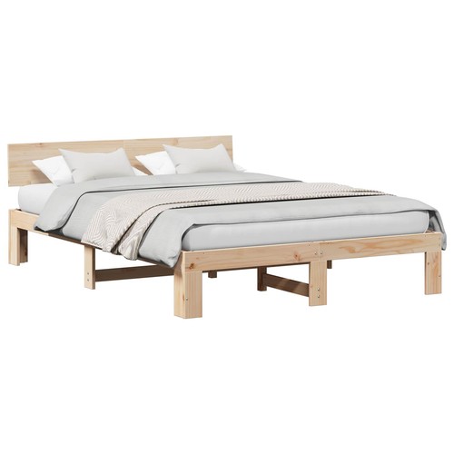 Bed frame with headboard solid - headboard,