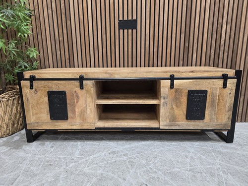Industrial rustic large - rustic, tv