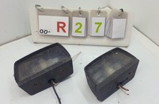 Pair of Rear Number Plate Lights Lamps for Ifor Williams Trailer Caravan