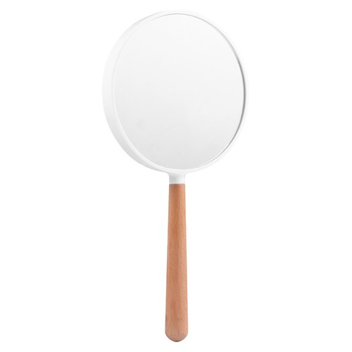 White round handhold makeup - handhold,