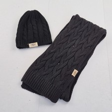 UGG Scarf Hat One Size Black