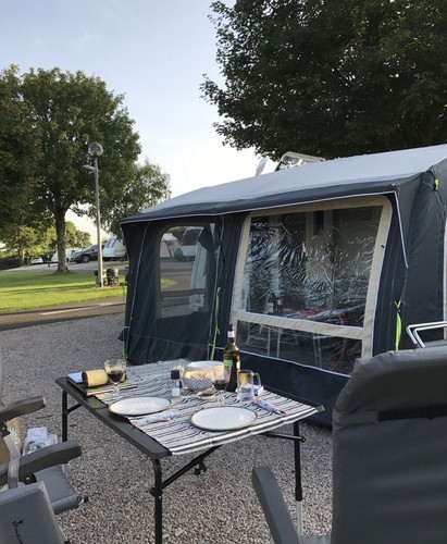 Kampa 380 caravan awning - caravan,