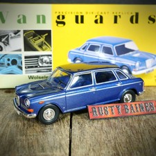 Lledo Vanguards Wolseley Six, Cosmic Blue Met, Diecast 1/43 Model, Boxed