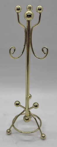 Dolls house metal hat stand