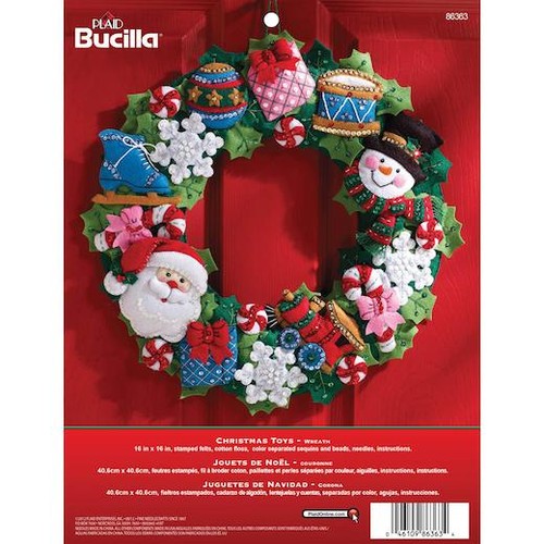 Bucilla felt christmas - bucilla, 16"