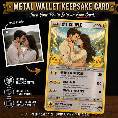 Personalised couple metal - couple,