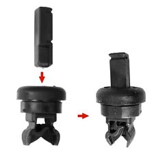 FIT PEUGEOT 2PCS REAR PARCEL SHELF STRING HANGER CLIPS BLACK 