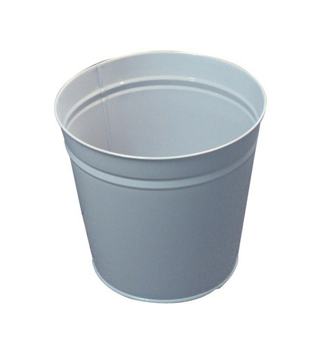 Office bin metal round - office,