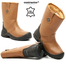 Mens waterproof leather steel - waterproof,