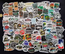 Lot 1284:  10 x Fishing Random Stickers Decals Tackle Box Seat 