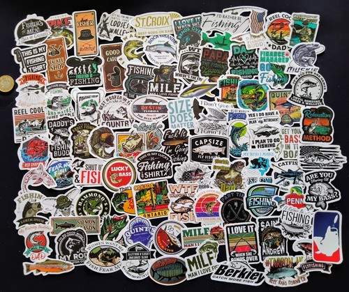 Fishing stickers decals - fishing,