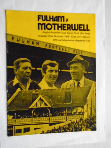 Fulham motherwell 1975 anglo - fulham,