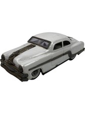 Vintage Tin Toy White Car