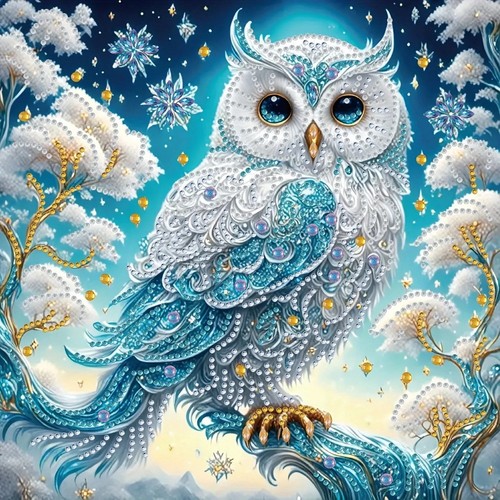 Owl diamond painting kit - owl,