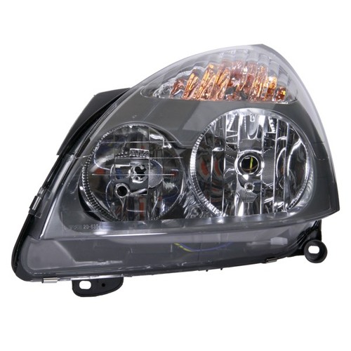 Left headlight twin light - light, grey