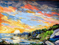 Impressionist Irish Sunset