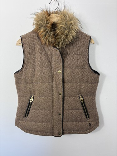 Joules gilet tweed brown - joules,