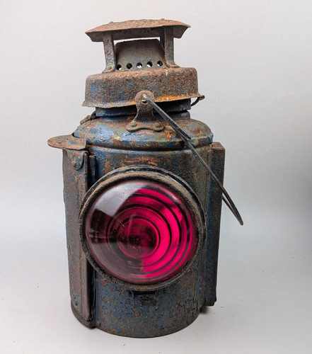 Vintage lner railway hand lamp - lner,