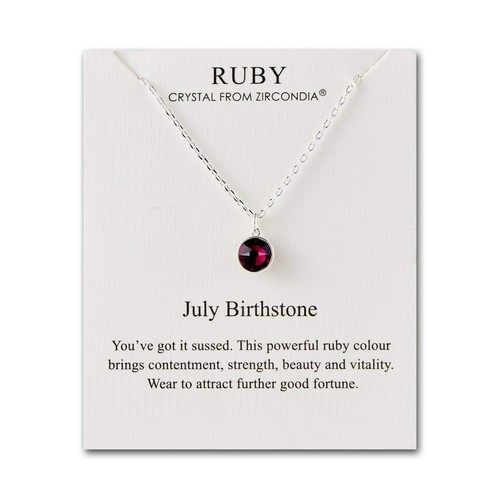 July birthstone - (ruby),