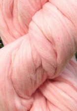 Wool Roving, Pink Wool Roving