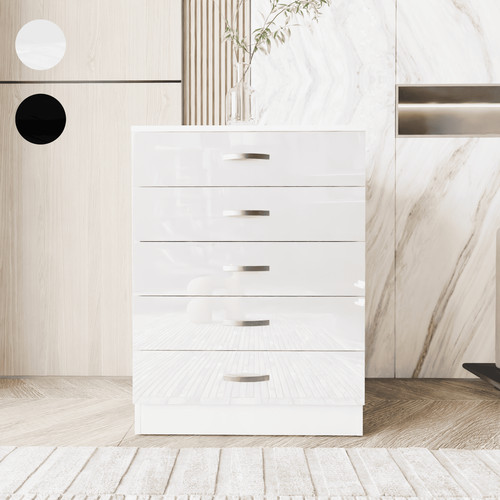 High gloss chest drawers - of,